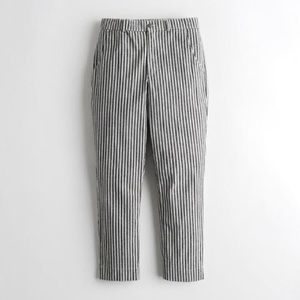 Hollister Striped Ultra High Rise Taper Pants